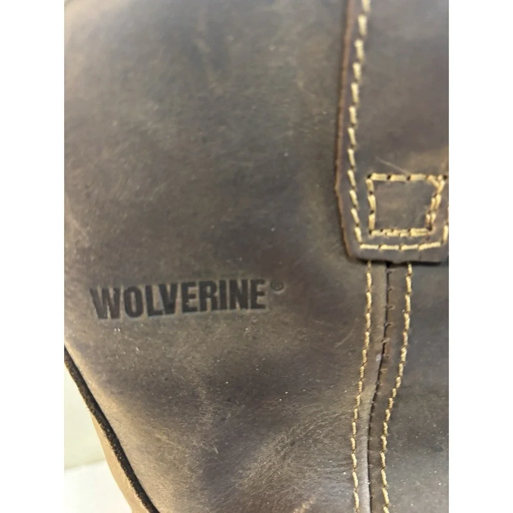 Wolverine Cabor Wellington Brown‎ Slip Resistant Boots W10319 Men's Size 14 EUC